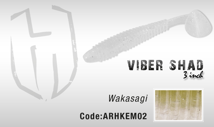 Herakles Viber Shad 3,8" colore WAKASAGI